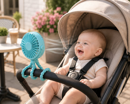 PramBuddy™ Rechargeable Stroller Fan