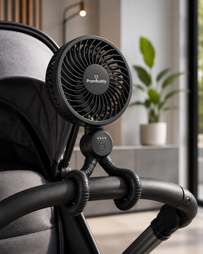 PramBuddy™ Rechargeable Stroller Fan